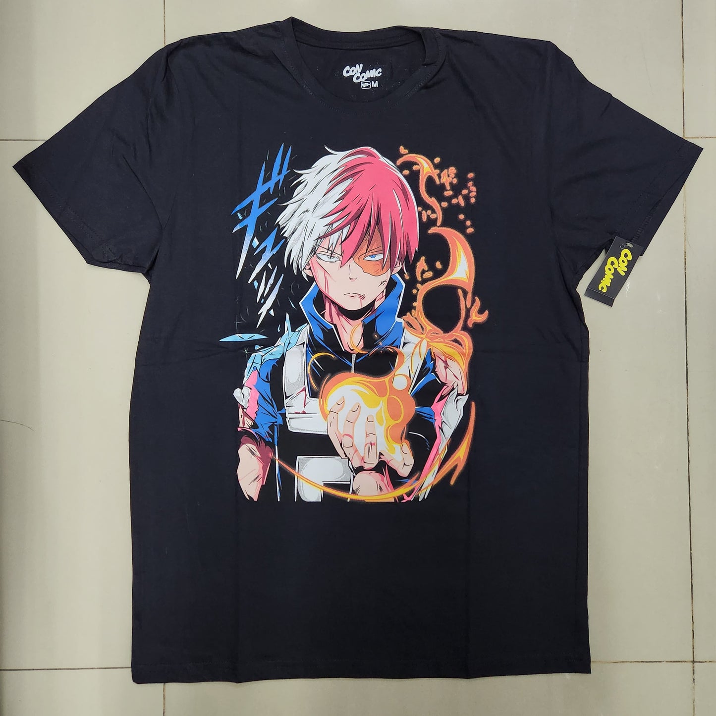 Playera Todoroki Fuego My Hero Academia