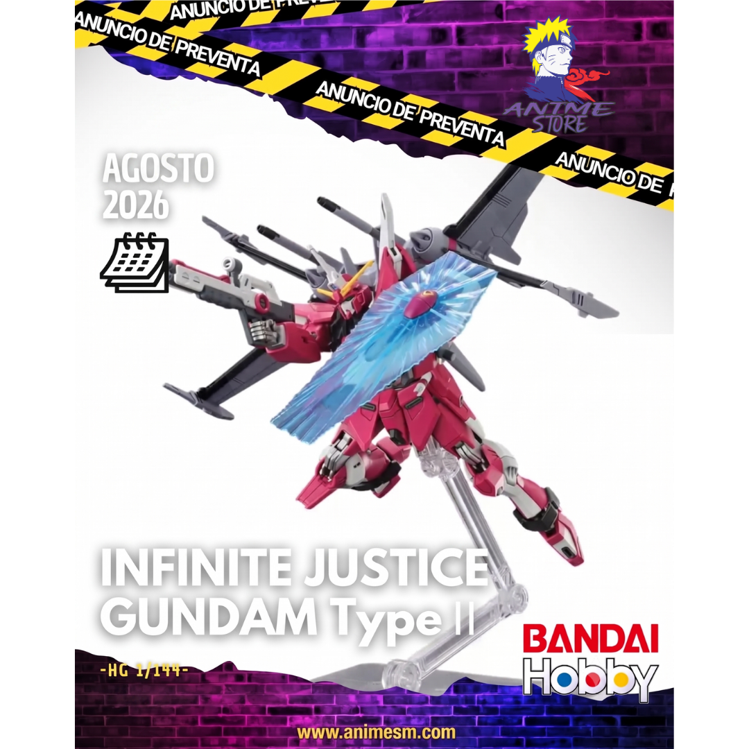 ( APARTADO PREVENTA) HG 1/144 INFINITE JUSTICE GUNDAM Type II