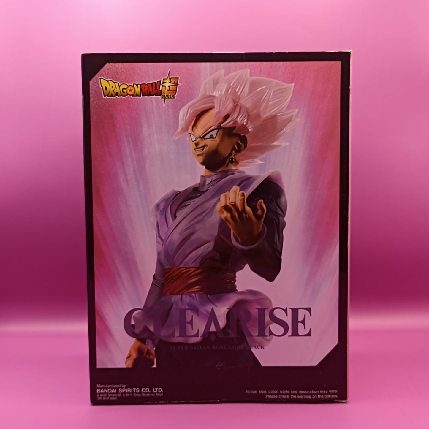 Figura Original Dragon Ball Super Goku Black Rose Clearise