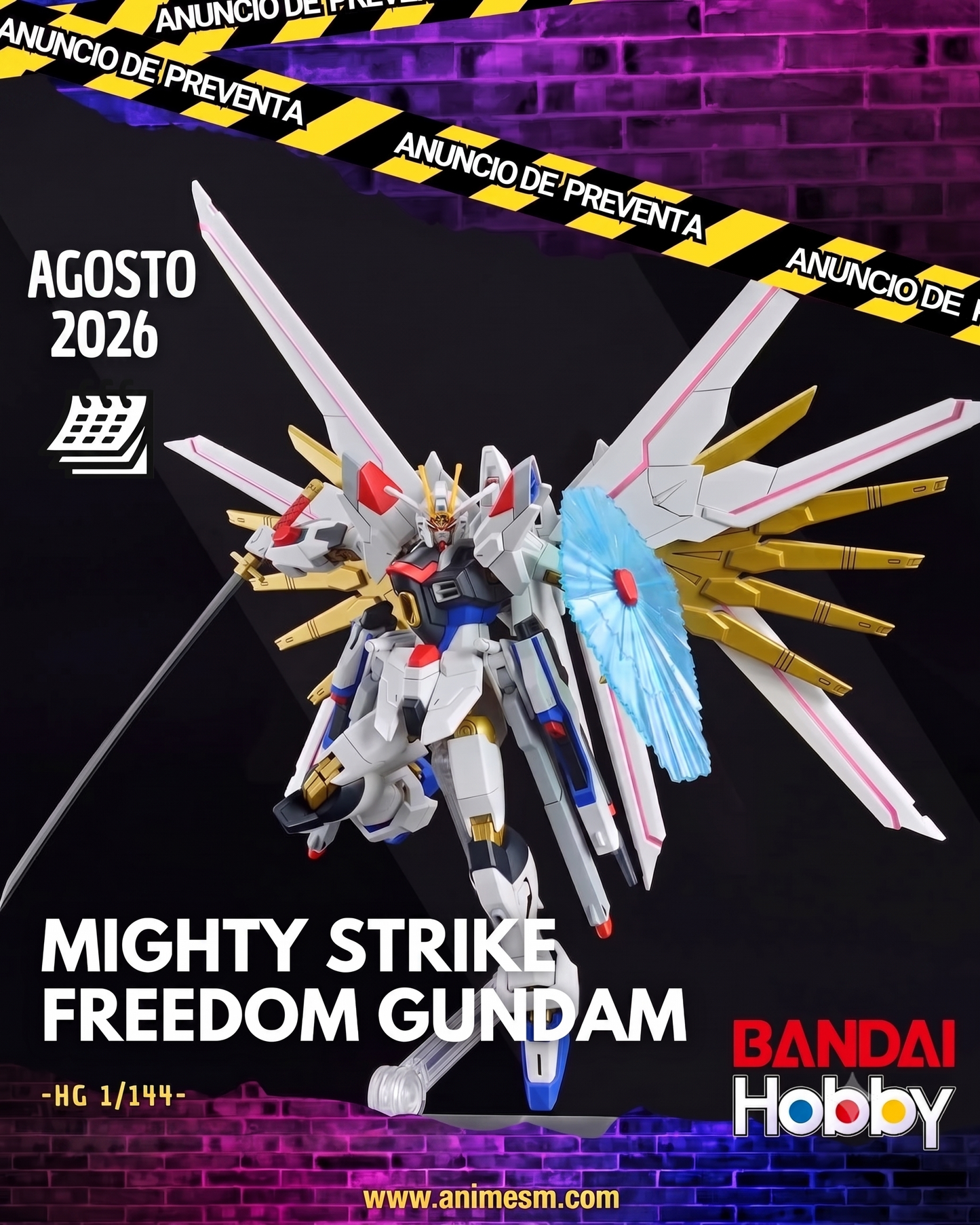 ( APARTADO PREVENTA) HG 1/144 MIGHTY STRIKE FREEDOM GUNDAM