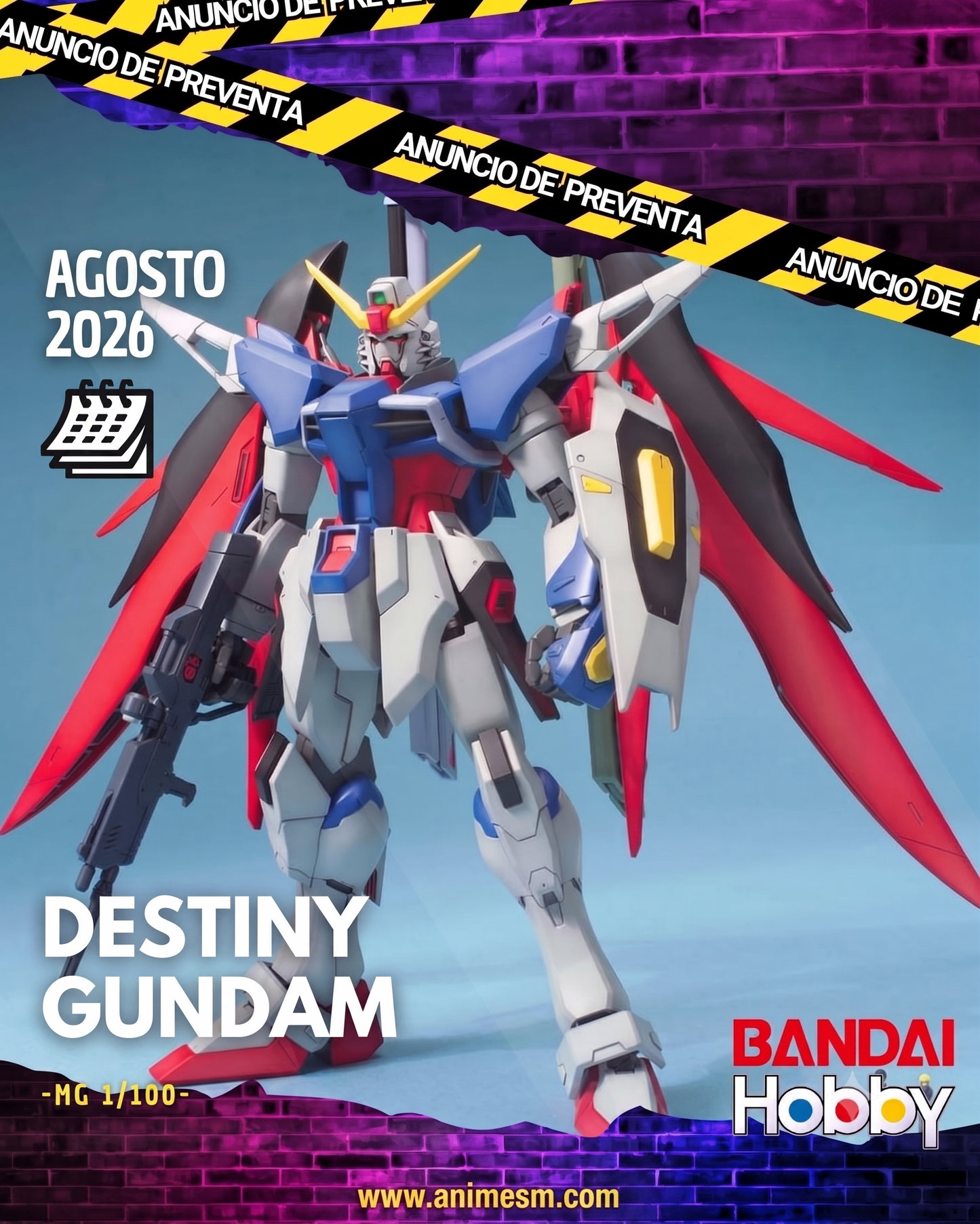 ( APARTADO PREVENTA) MG 1/100 DESTINY GUNDAM