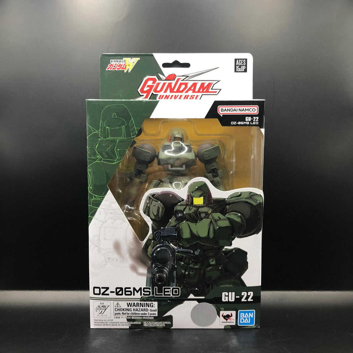 Figura marca Bandai de OZ-06MS Leo de Gundam Universe