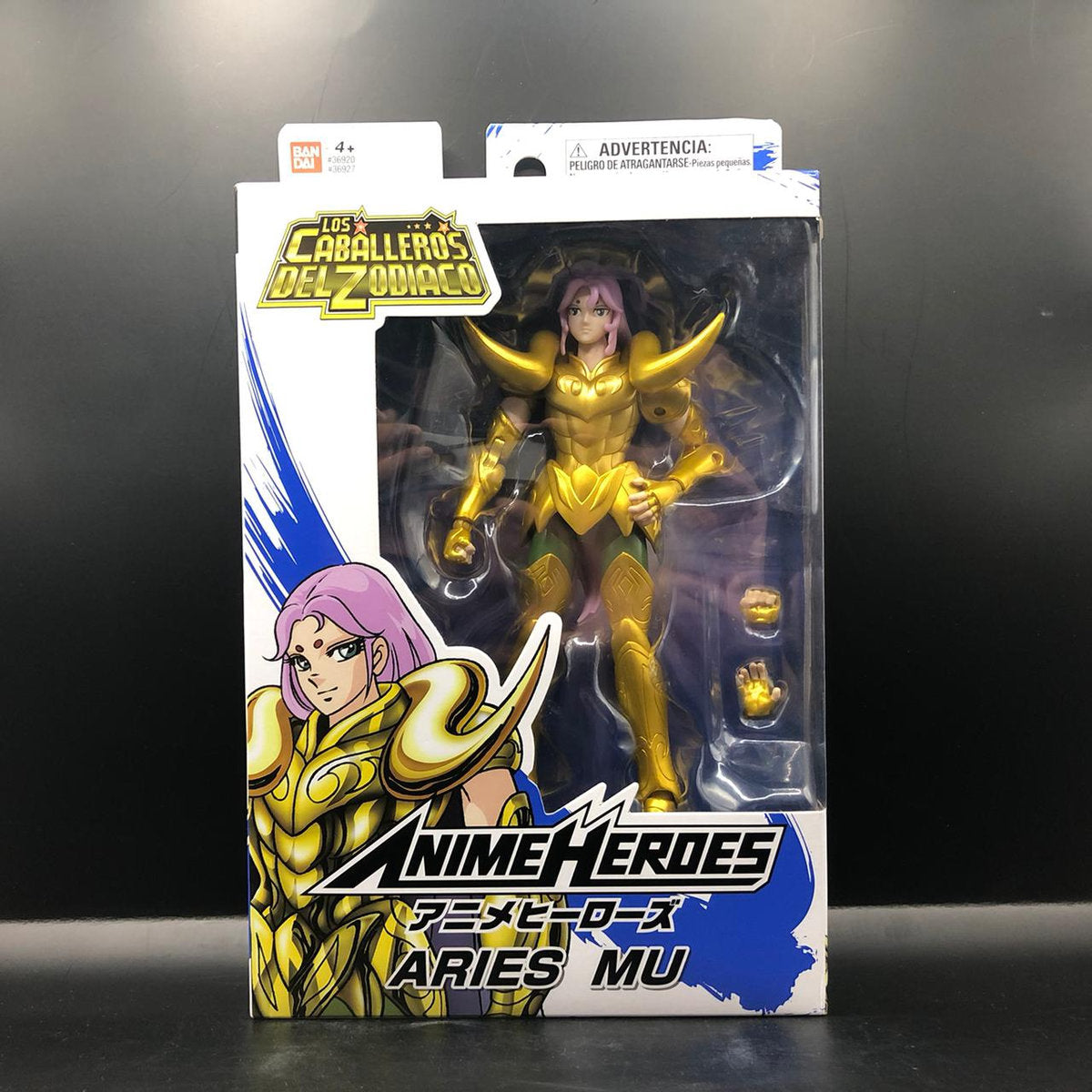 Figura marca Bandai Anime Heroes de Aries Mu de Saint Seiya
