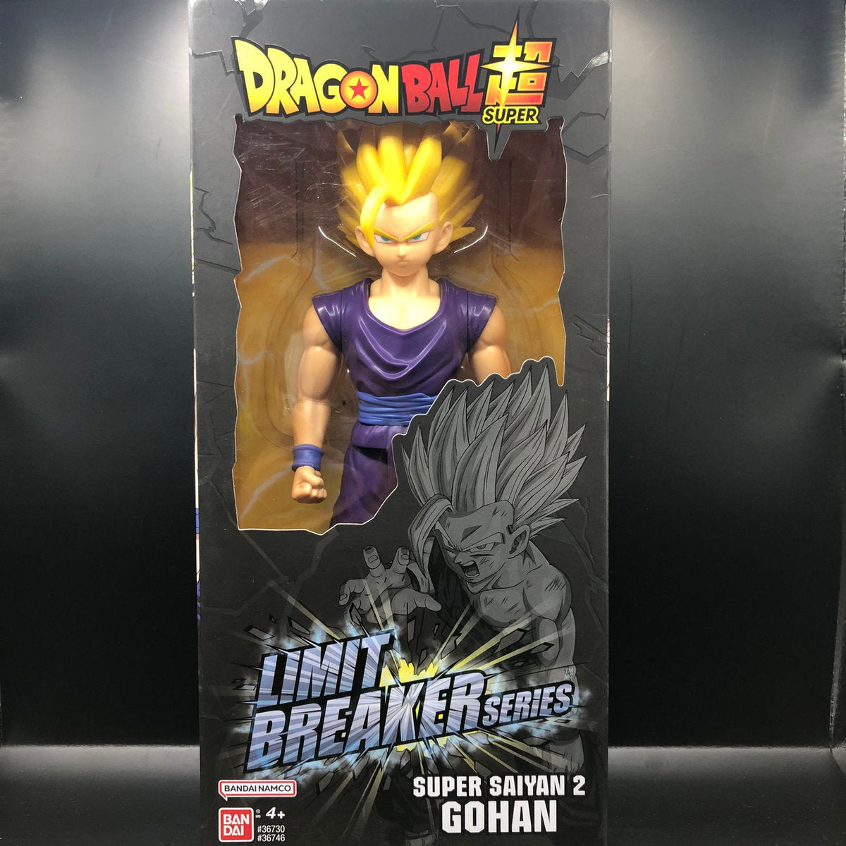 Figura marca Bandai de Gohan Super Saiyan 2 de Dragon Ball Limit Breaker