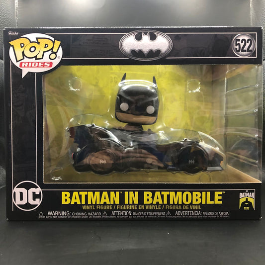 Funko pop batman en el batimovil #522