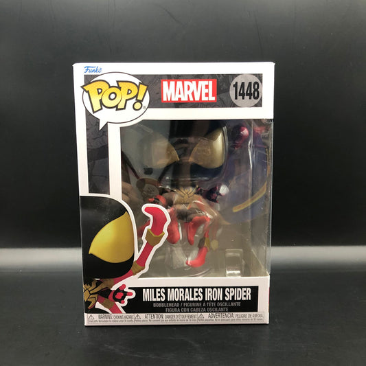 Funko Pop de Miles Morales con el traje de Iron Spider #1448