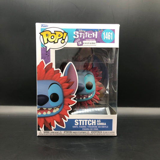Funko Pop de Stitch vestido como Simba de El Rey León de disney #1461