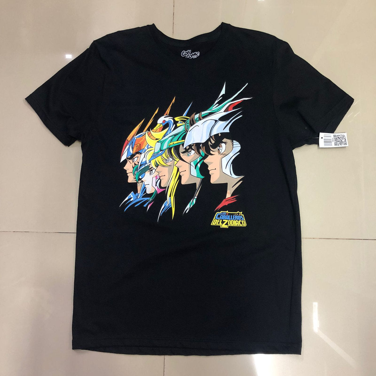 Playera caballeros del zodiaco caras