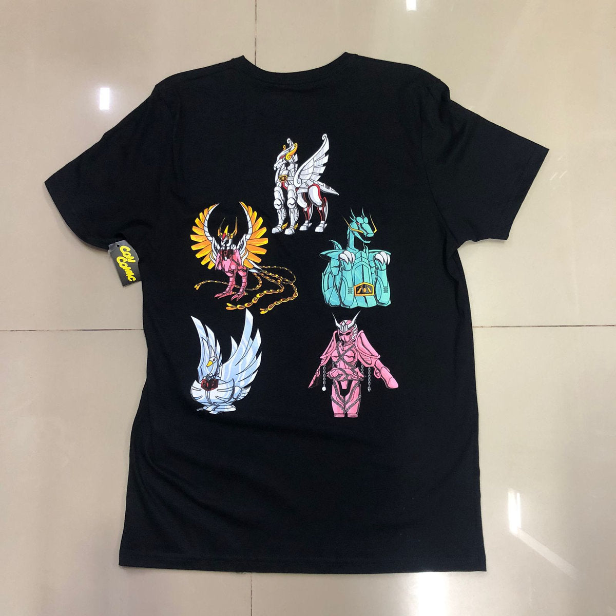 Playera caballeros del zodiaco armaduras
