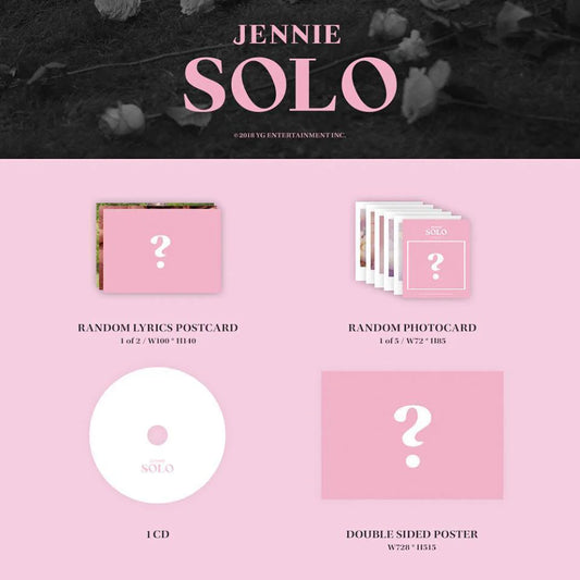 Album Kpop BLACKPINK JENNIE — SOLO Photobook Original
