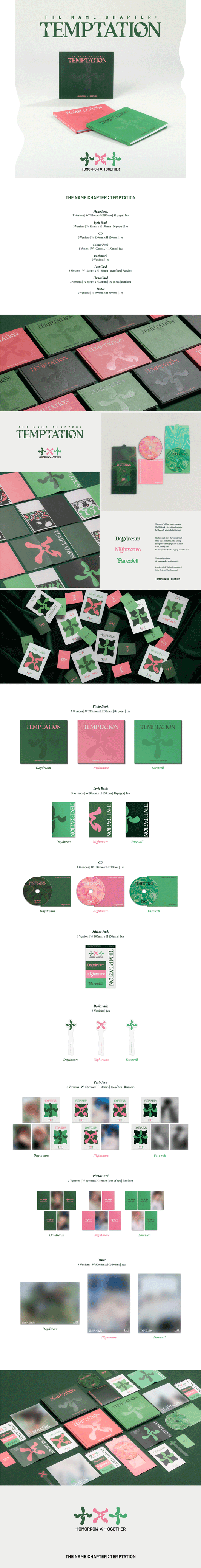 TXT THE NAME CHAPTER TEMPTATION 5TH MINI ALBUM