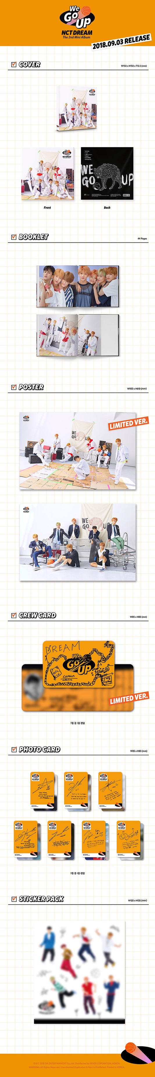 NCT WE GO UP 2ND MINI ALBUM