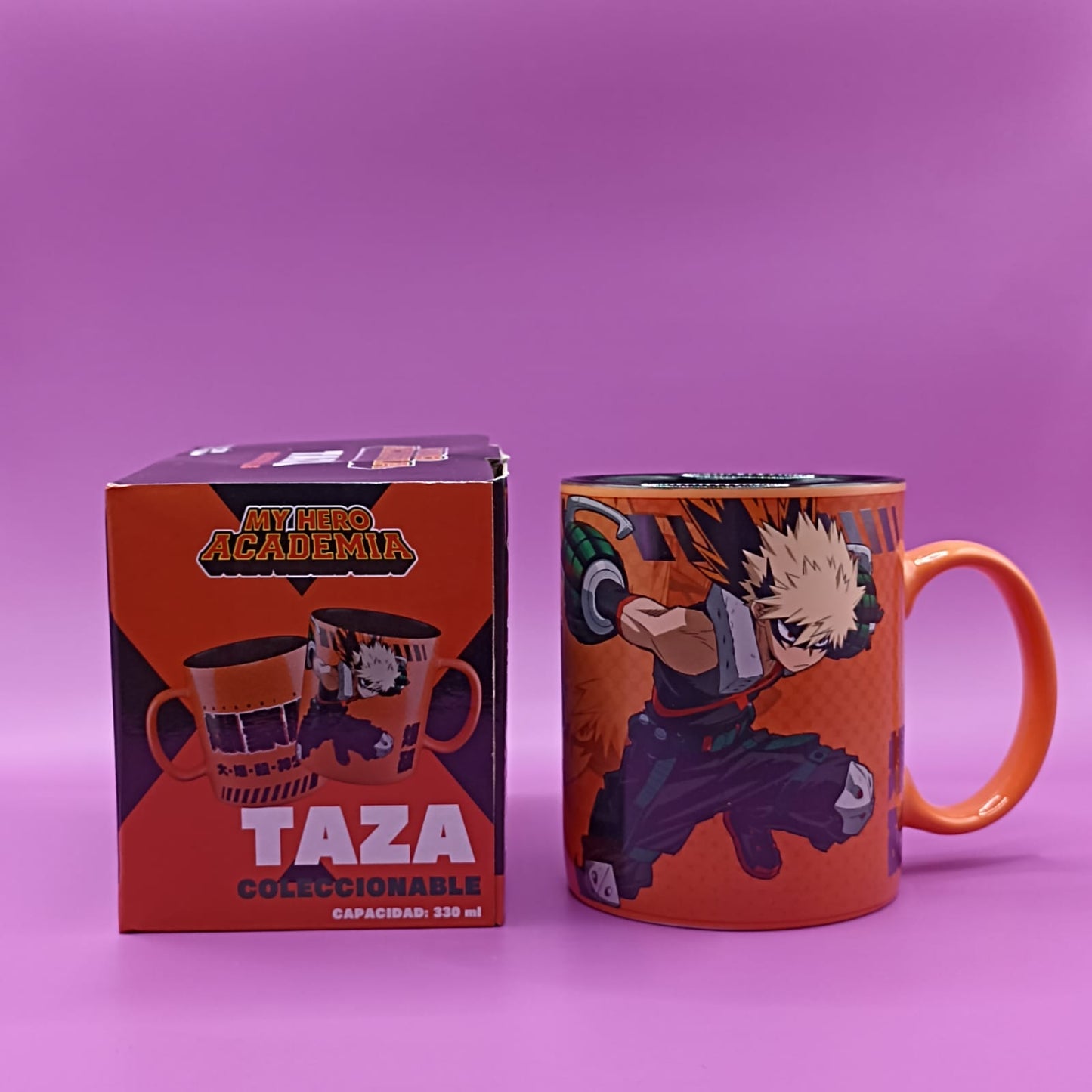 Taza coleccionable my hero academia bakugo