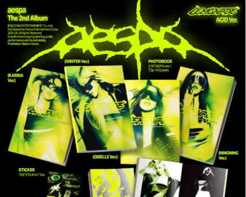 album aespa lemonade acid ver 1