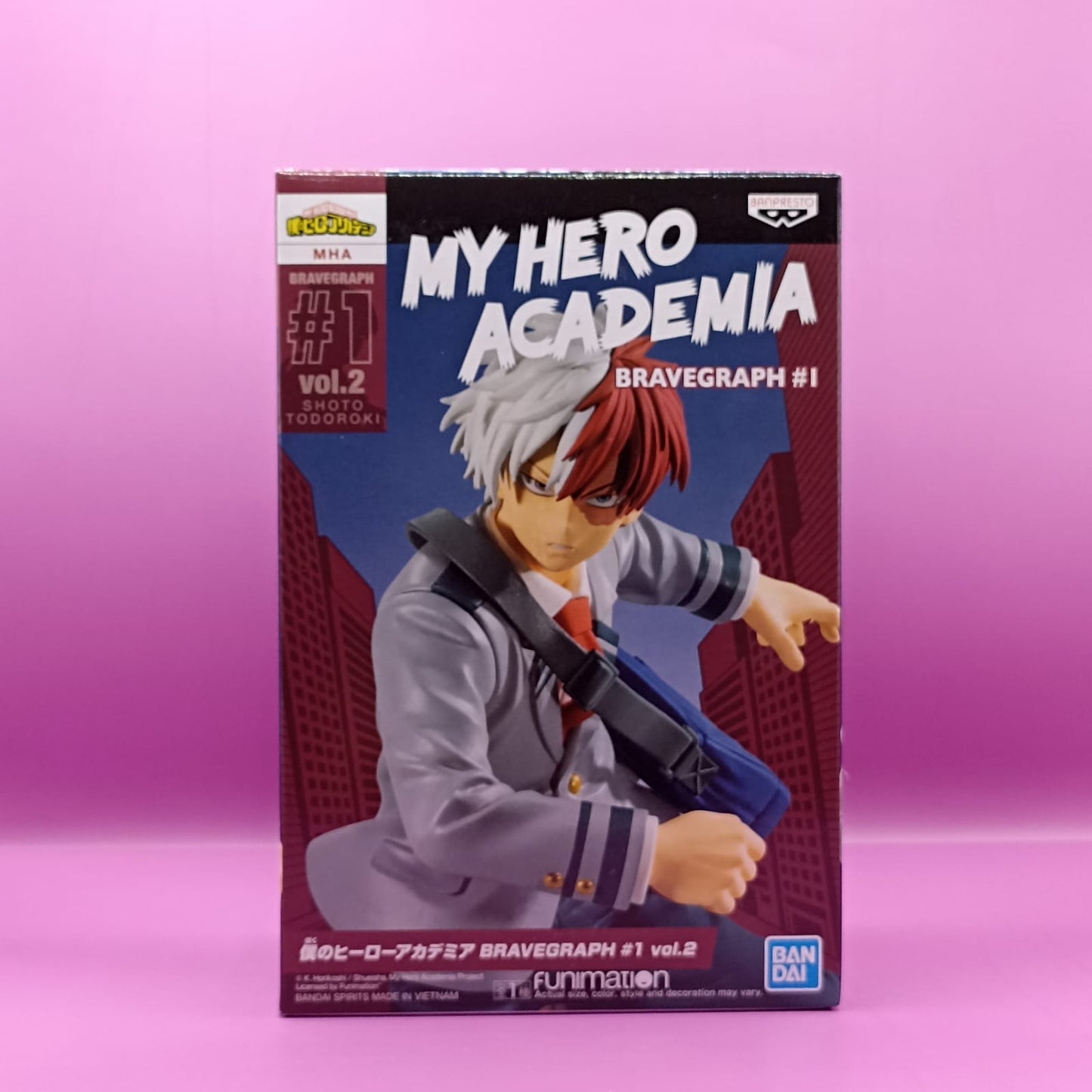 Figura Original MHA Todoroki Shoto Bravegraph Banpresto