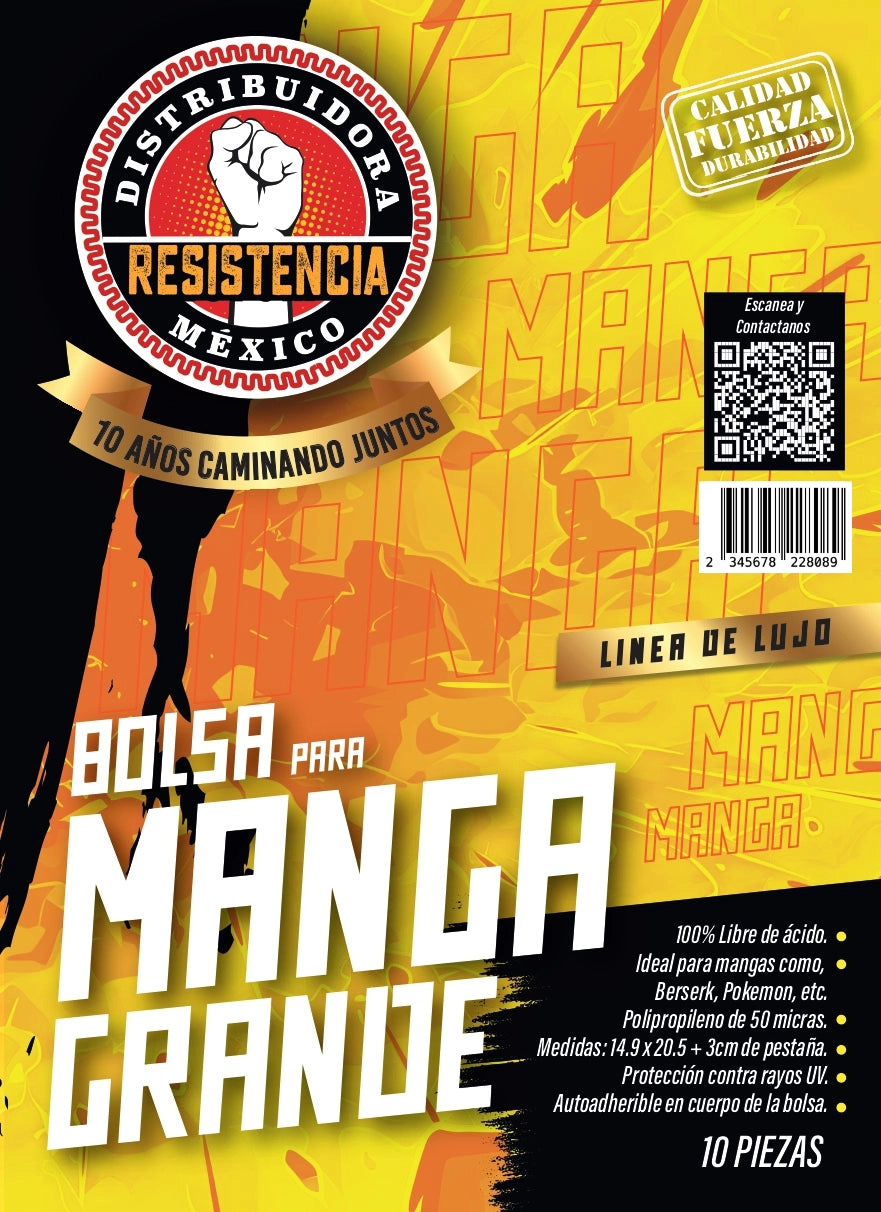 Bolsa Lujo Manga Grande 10 piezas