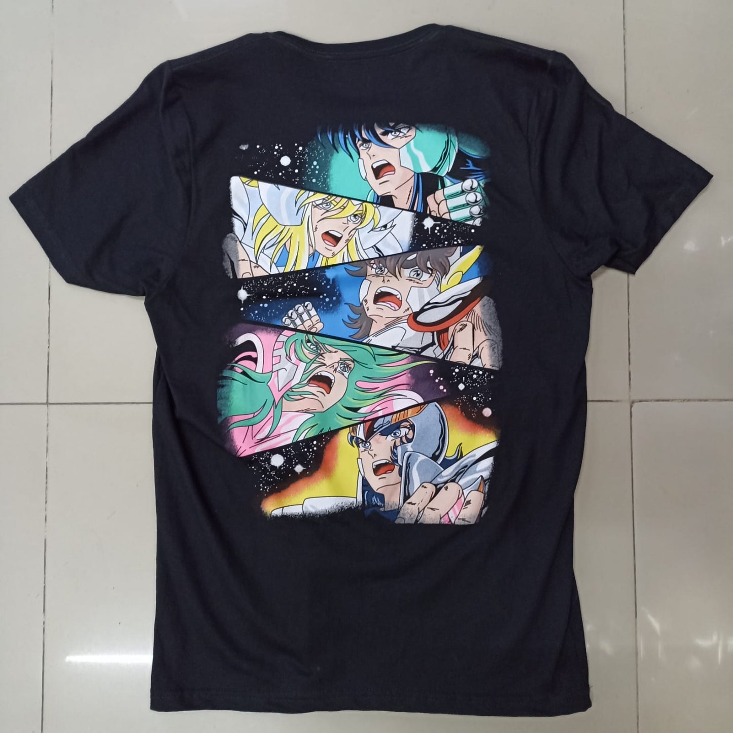 Playera Caballeros Del Zodiaco Pelea