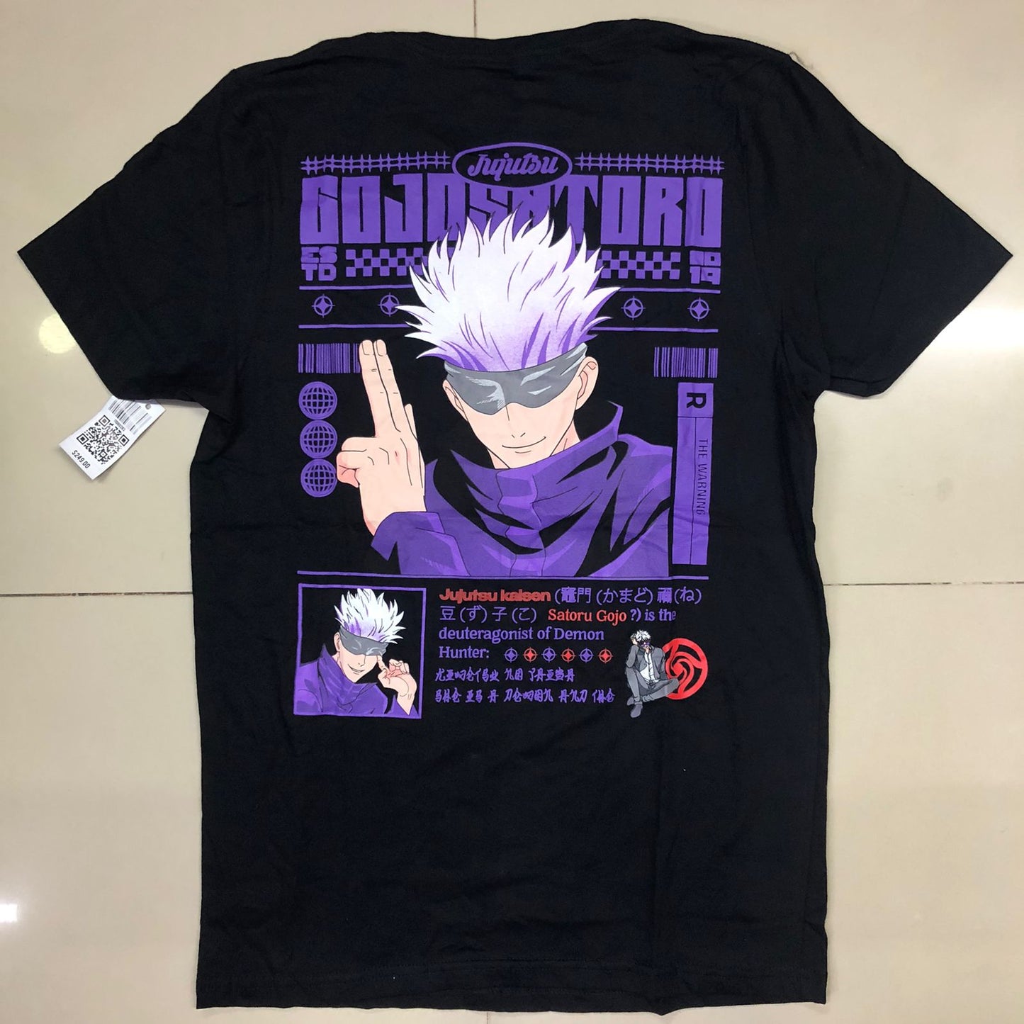 Playera Gojo Satoru Jujutsu Kaisen