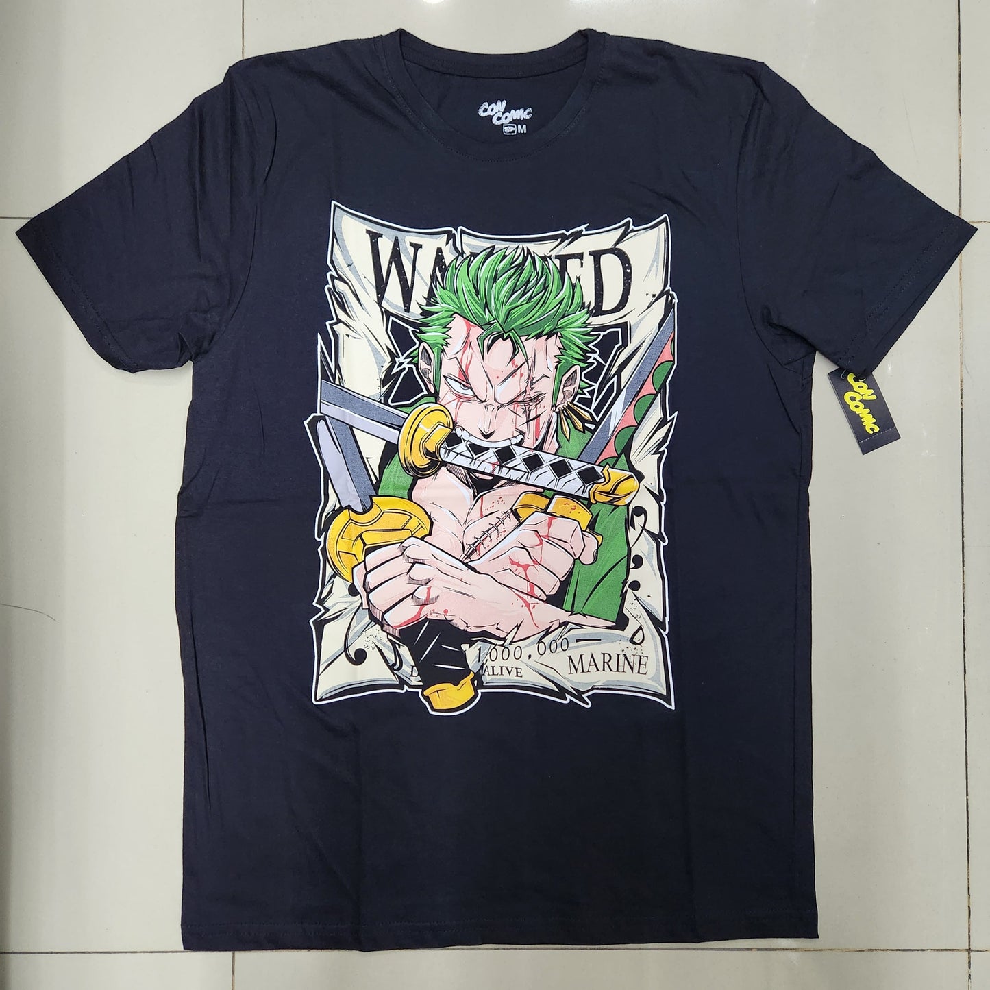 Playera Zoro Wanted One Piece