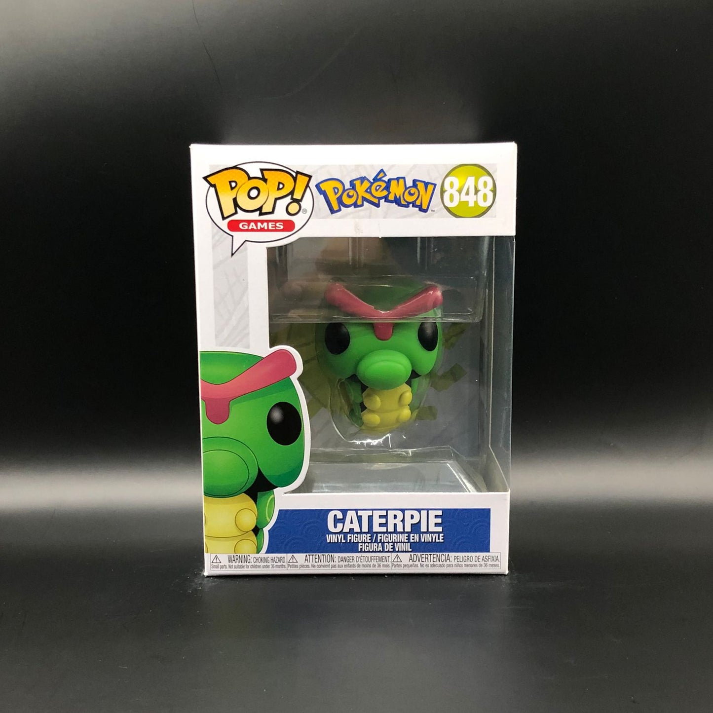 Funko Pop de Caterpie de la serie pokemon #848