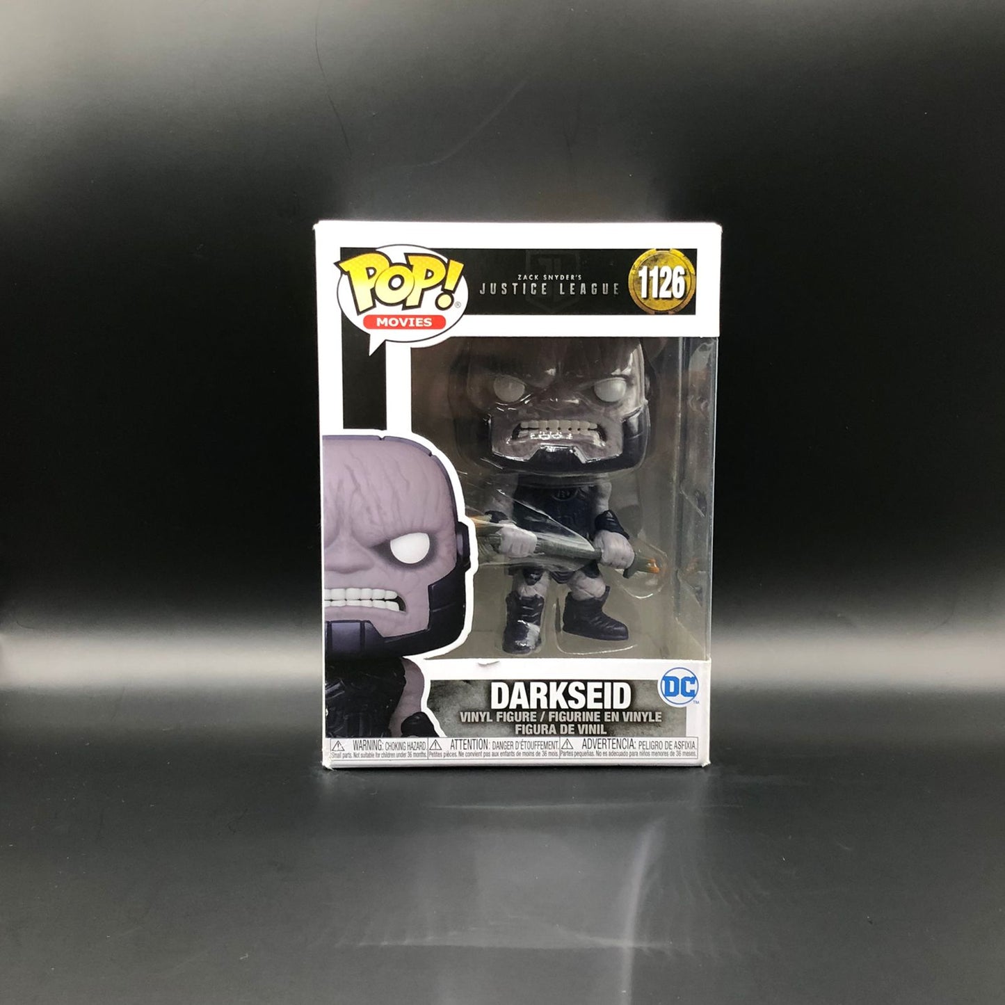 Funko Pop de Darkseid de la película "Justice League" de DC #1126