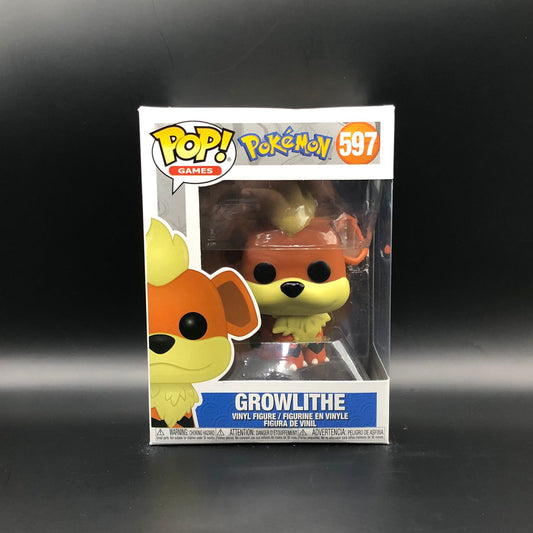 Funko Pop de Growlithe, un Pokémon de tipo fuego #597