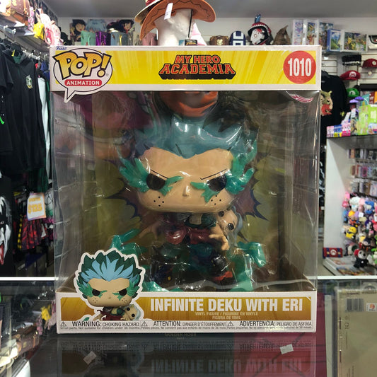 Funko Pop Infinite Deku con Eri, de My hero academia jumbo #1010