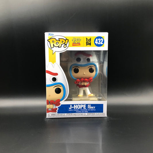 Funko Pop de J-Hope de BTS disfrazado de Forky de Toy Story #432