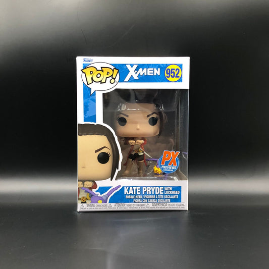 Funko Pop de Kate Pryde con Lockheed de la serie X-Men de Marvel #952