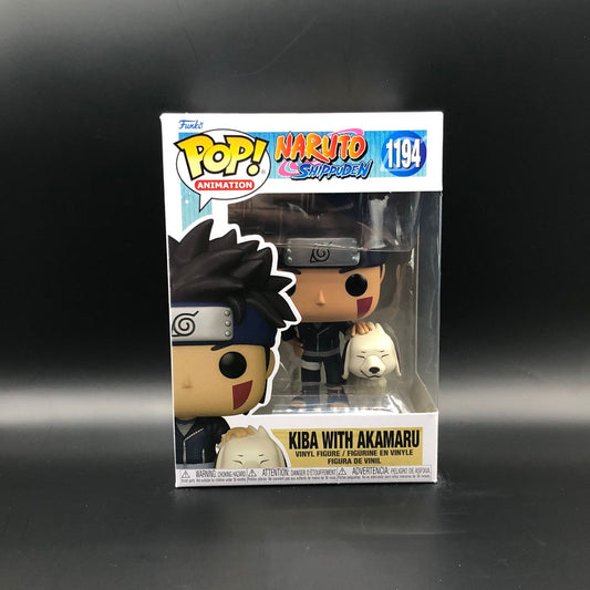 Funko Pop de Kiba Inuzuka con Akamaru del anime Naruto Shippuden #1194