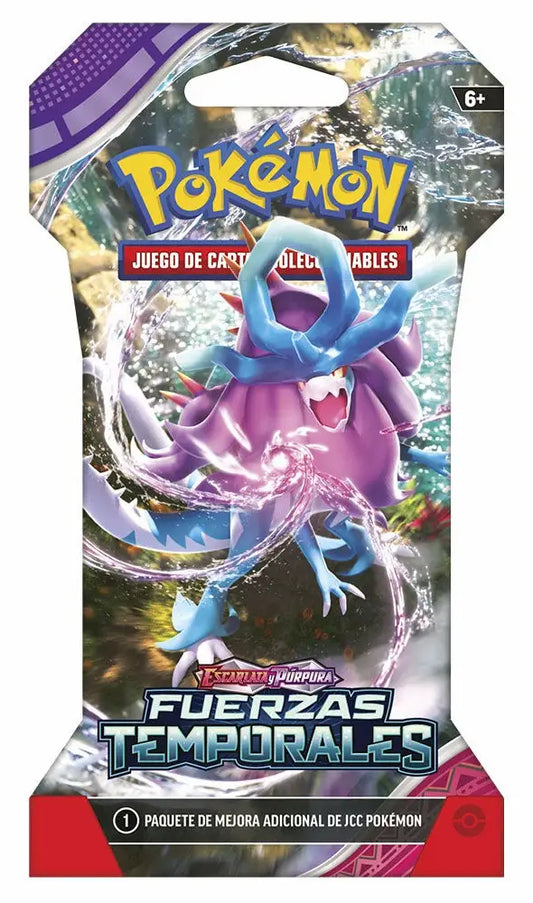 TCG Pokemon Escarlata y Púrpura Paquete de Mejora Fuerzas Temporales (Español) Original | Envío a todo México - Anime SM
