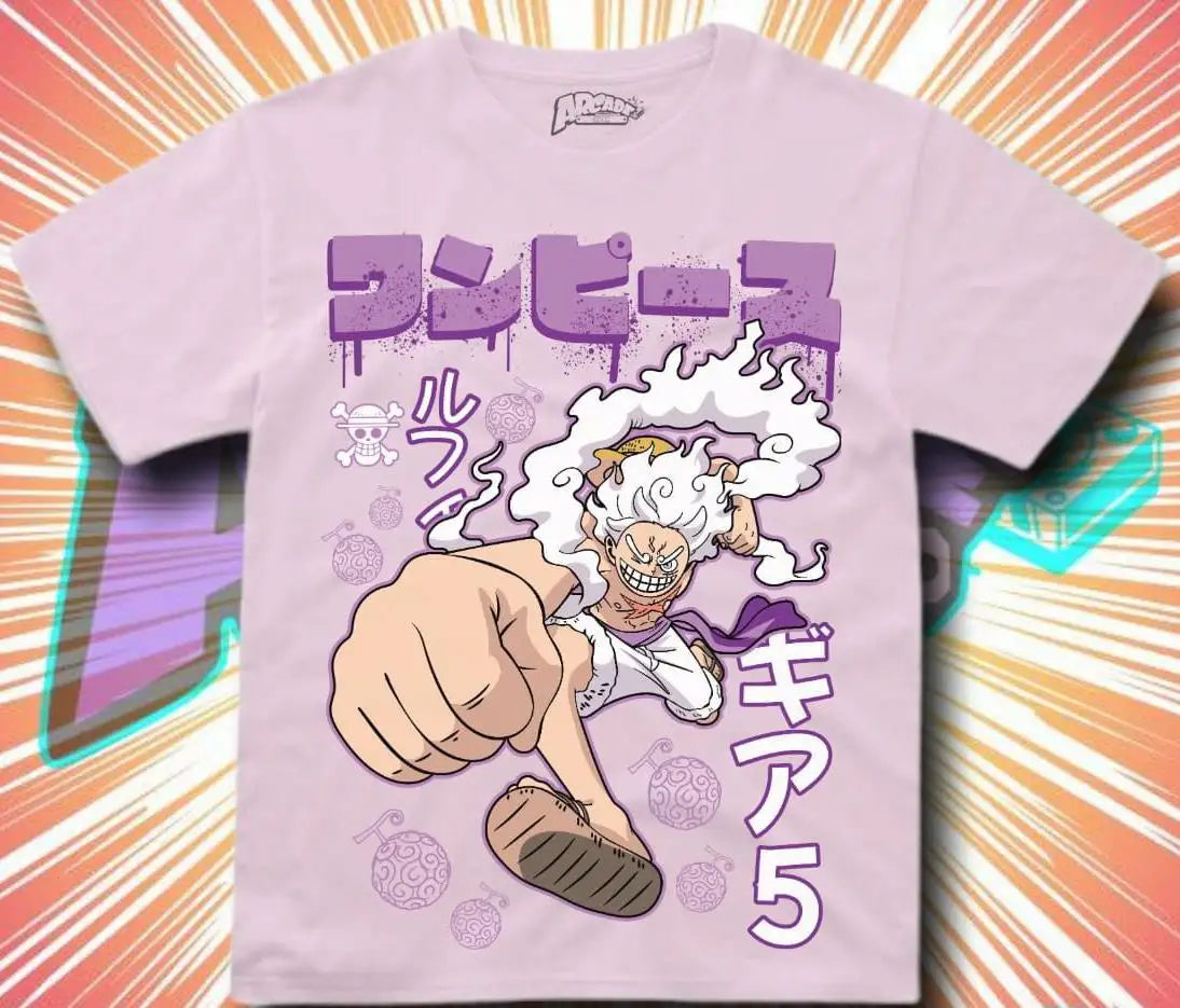 Playera luffy gear five