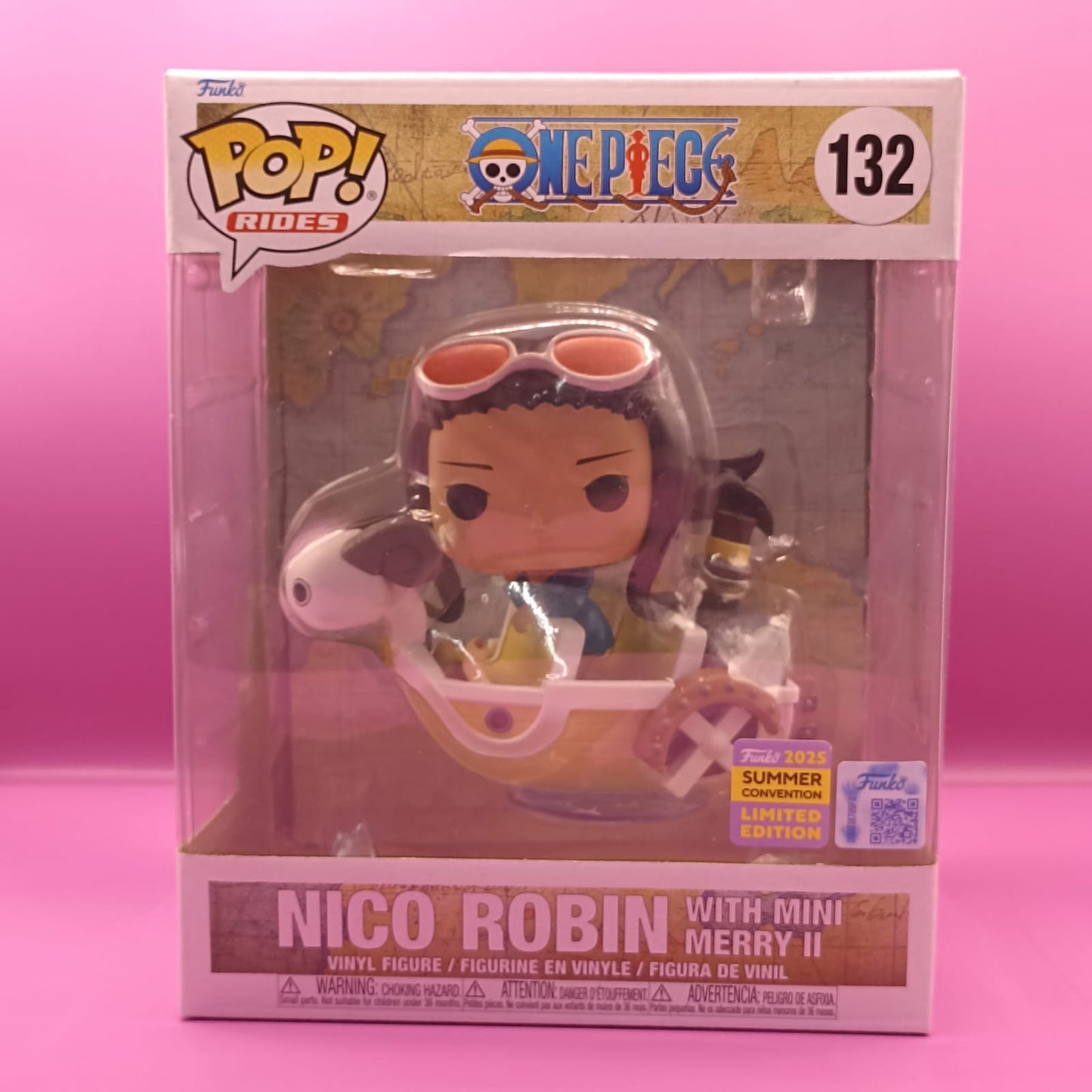Funko pop One piece Nico Robin with mini merry II 132