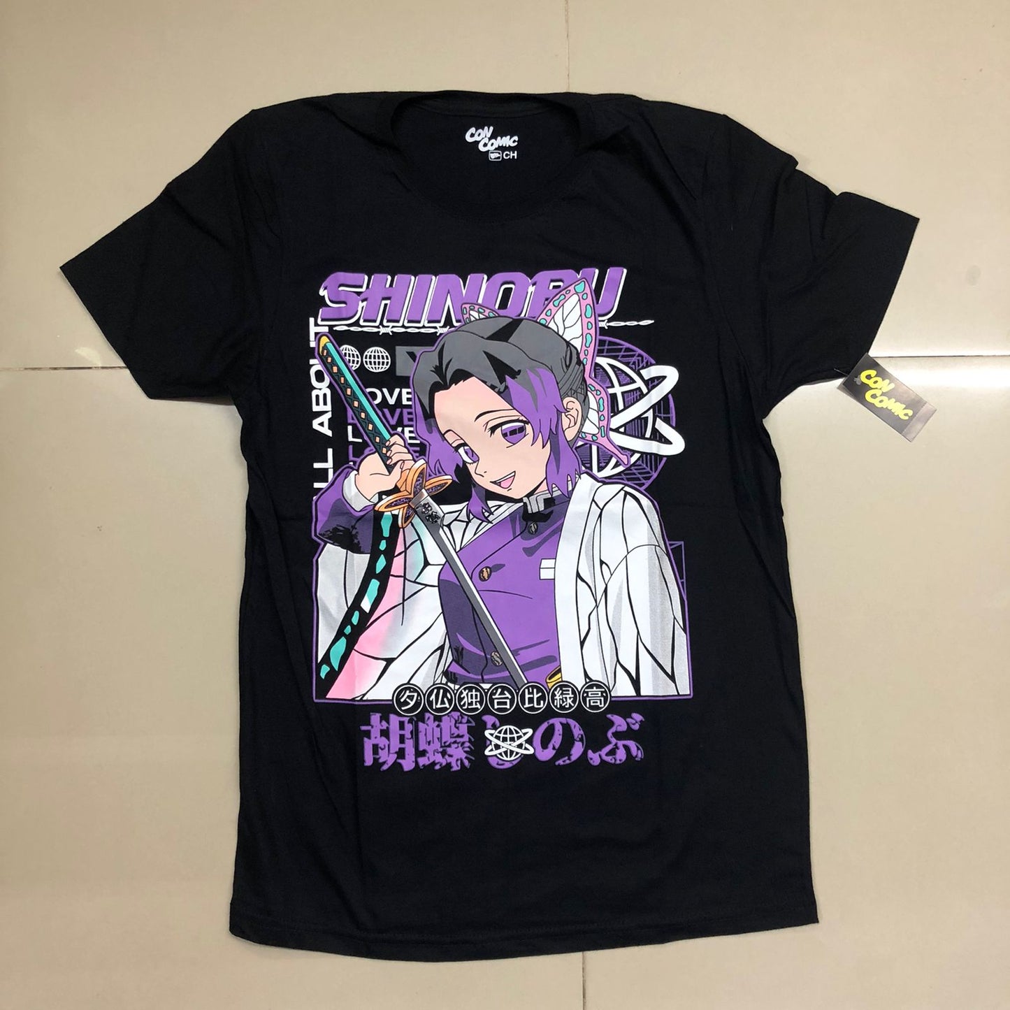 Playera Shinobu katana Demon Slayer