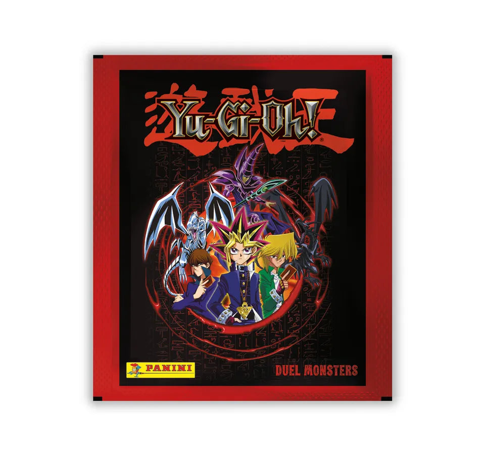 Sobre de sticker colección de Yu-Gi-Oh!