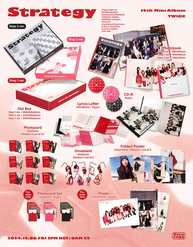 Twice 14th Mini Album STRATEGY