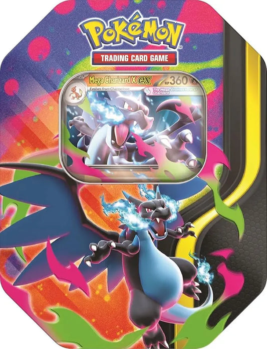 TCG Pokémon | Mega Charizard-EX — Tin Par (Español)