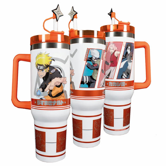 Termo Jumbo Acero Inoxidable Hermetico 1.1 L-Edicion Limitada-Naruto Shippuden 2