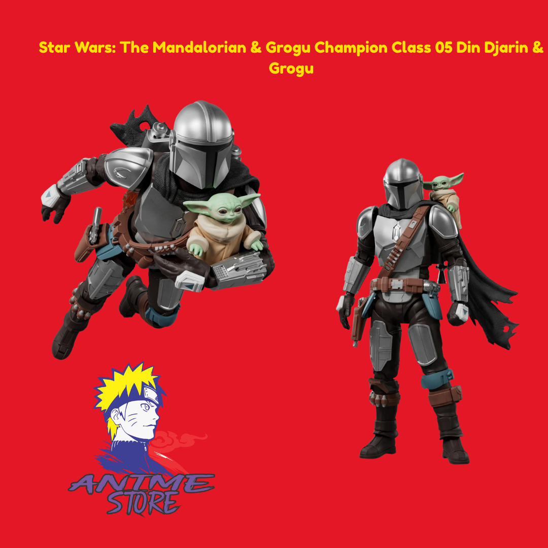 ( APARTADO PREVENTA)Star Wars: The Mandalorian & Grogu Champion Class 05 Din Djarin & Grogu