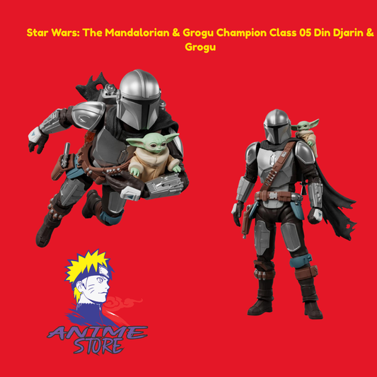 ( APARTADO PREVENTA)Star Wars: The Mandalorian & Grogu Champion Class 05 Din Djarin & Grogu