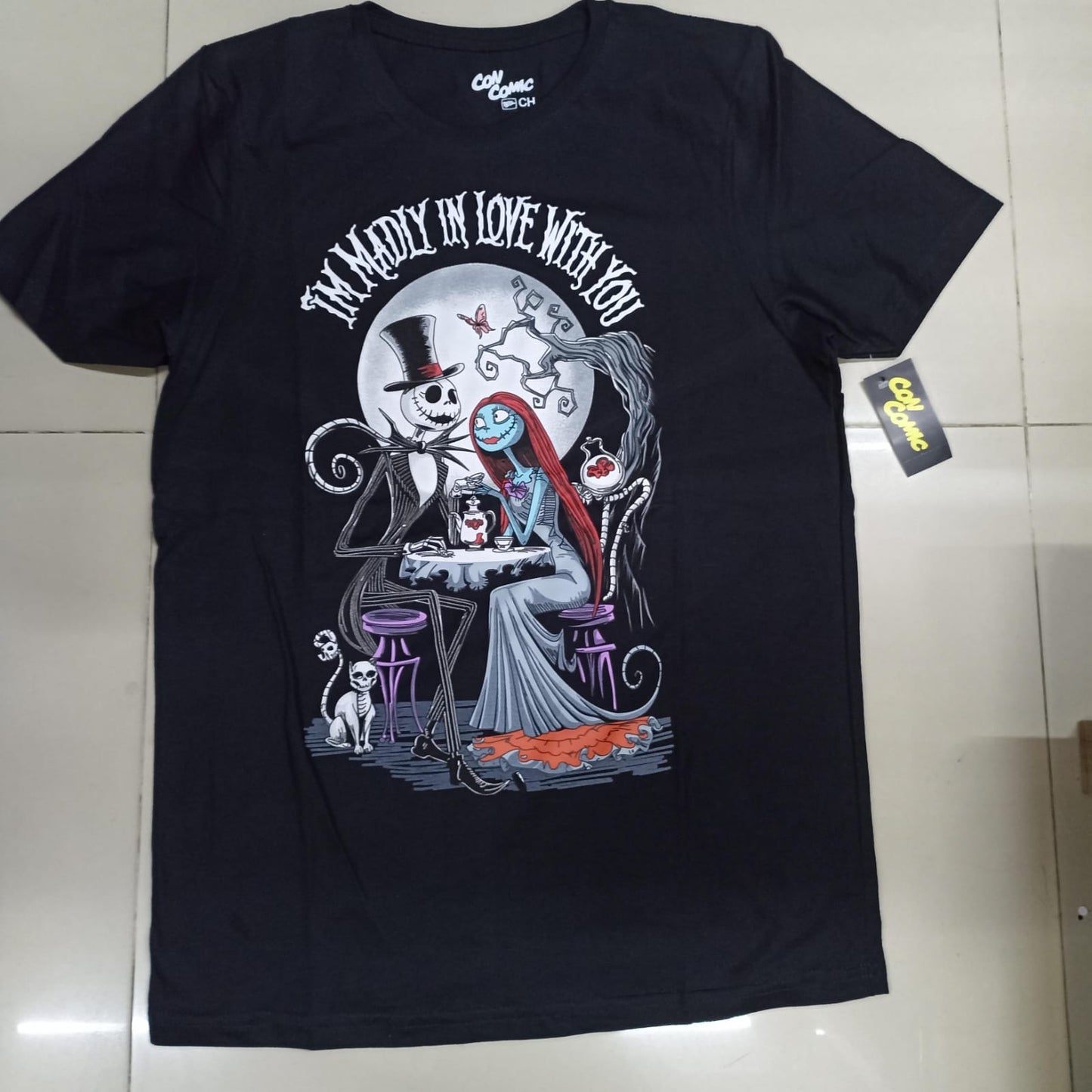 Playera Jack y Sally