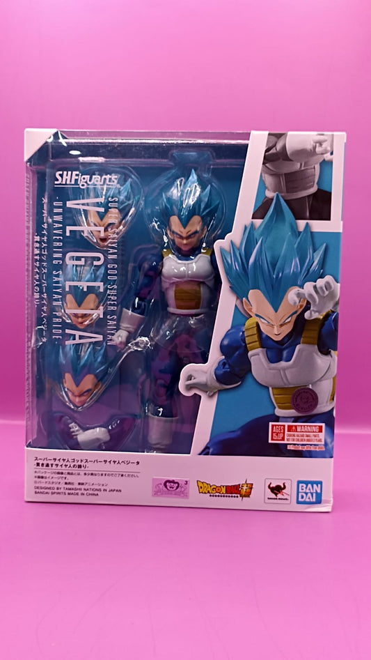 Figura Original Dragon Ball Super Saiyan God Vegeta S.H. Figuarts