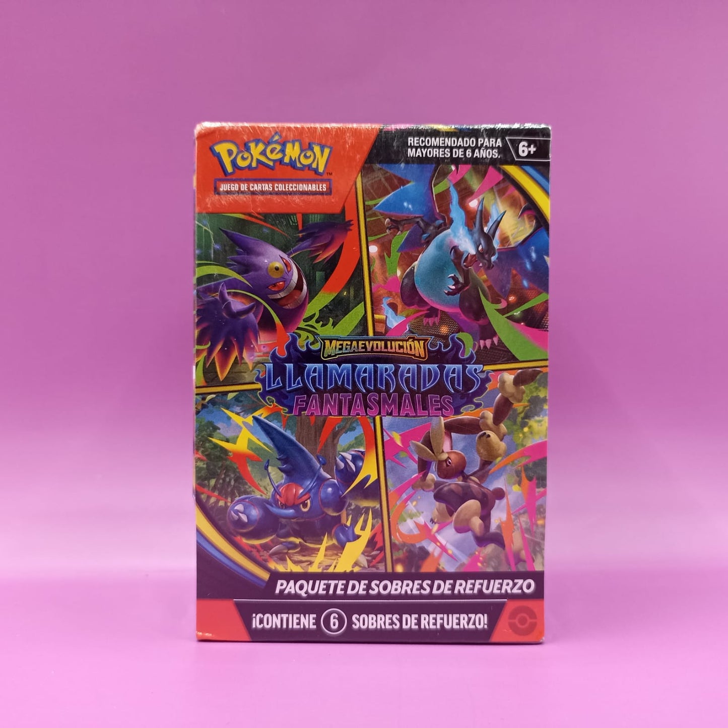 TCG Pokemon Paquete Megaevolución Llamaradas Fantasmales (Español)