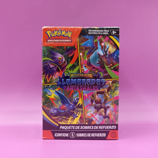 TCG Pokemon Paquete Megaevolución Llamaradas Fantasmales