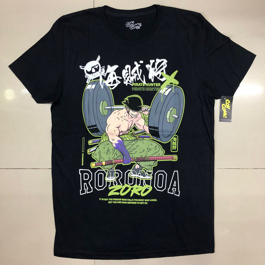 Playera Roronoa Zoro con pesas One Piece