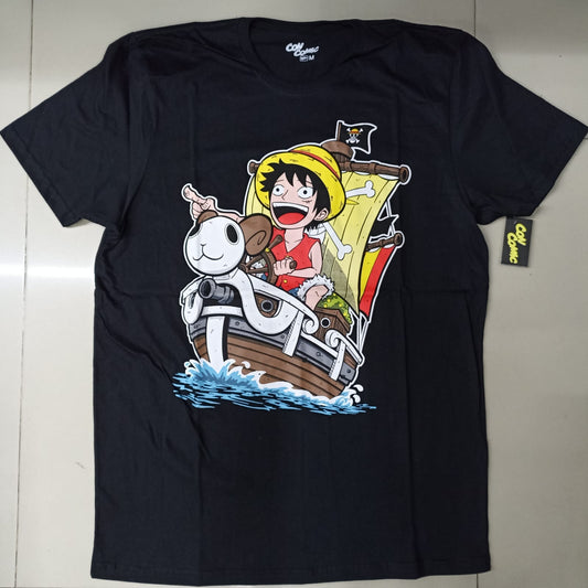 Playera Luffy y Goin Merry One Piece