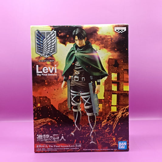 Figura Original Attack on Titan Levi Banpresto