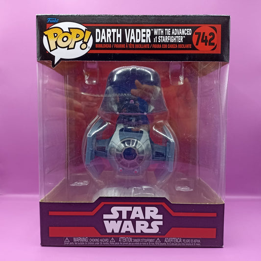 Funko pop Star Wars Darth Vader with Tie Advanced x1 Starfigther 742