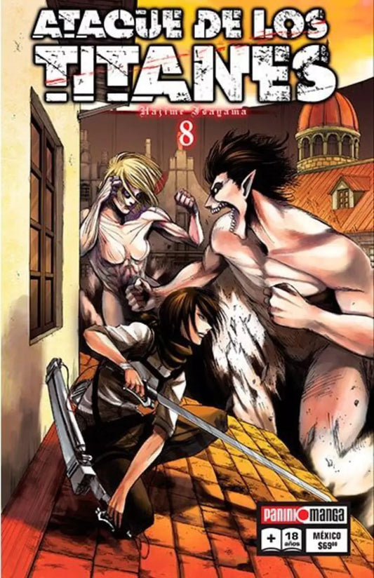 Manga Ataque de los Titanes vol. 8