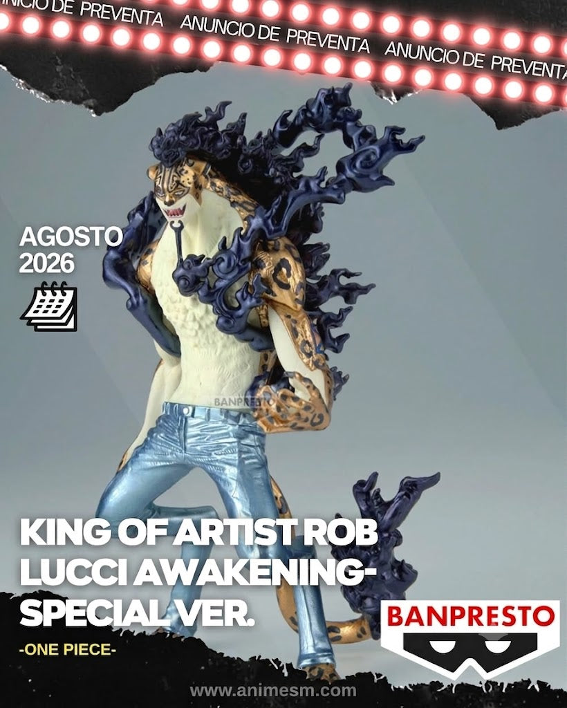 ( APARTADO PREVENTA) ONE PIECE KING OF ARTIST ROB LUCCI Awakening -SPECIAL ver.-